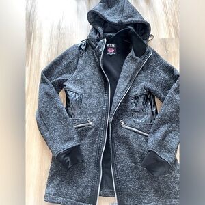 🙌🤩Canadian Premium Outdoor Gear Black & Gray Long Stylish Coat